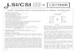 LSI/CSI LS7366Rlsicsi.com/pdfs/Data_Sheets/LS7366R.pdf• 3V count frequency: 20MHz • 32-bit counter ... The data transfer between a micro- controller and a slave LS7366R is synchronous