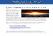 God's Timeline of Man's Walk on Earth - Biblical Calendar · God's Timeline of Man's Walk on Earth ... record which cannot be used to construct a biblical ... lights in the firmament