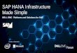 SAP HANA Infrastructure Made Simple - germany.emc.com · Management Engineering Public ... non-HANA Workloads Targeted SAP HANA Workload Big Data, HANA Data Tiering, IoT ... • SAP