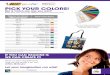 PICK YOUR COLORS! - nppionline.bicgraphic.com · IF YOU CAN IMAGINE IT, WE CAN CREATE IT! Regular Non-Woven PMS Color Match Stock Color Name 468 UP Cream 7557 UP Sand 424 …