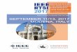 IEEE RESEARCH AND RTSI TECHNOLOGIES FOR SOCIETY …rtsi2017.ieeesezioneitalia.it/Program.pdf · Research and Technologies for Society and ... Antonio Skarmeta University of Murcia