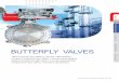 BUTTERFLY VALVES - DKC Co., Ltd. · butterfly valves check valve non return valve ... 10 socket head bolt 11 gasket, body seat ... h1 h2 h3 l top flange weight (kg)