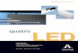 quatro - Atlantic Lighting Linear Quatro: • 550 to 1650 lumen/ft. • direct, indirect and direct/indirect distribution • recessed, wall mount and suspended