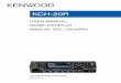 USER MANUAL MODE D’EMPLOI MANUAL DEL USUARIO€¦ · USER MANUAL MODE D’EMPLOI MANUAL DEL USUARIO KCH-20R. ... Contact your KENWOOD service center or dealer. ... , B and C name