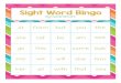 Sight Word Bingo Cards - From Mom's Desk Word Bingo Cards Created Date 5/3/2016 6:28:52 PM 