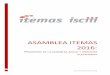 ASAMBLEA ITEMAS 2016 - Institut d'Investigació … de la cultura innovadora y detección de oportunidades. – H. U. Virgen del Rocío. (10’) ... 21:00h. Cena de Gala DÍA 2. 6-10-2016