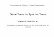 Gene Trees in Species Trees - Department of Computer …tandy/rajan.pdfComputational Biology – Class Presentation Gene Trees in Species Trees Wayne P. Maddison Published in Systematic