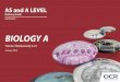 OCR AS and A Level Biology A Delivery Guide - Theme: Biodiversity …€¦ ·  · 2017-10-13BIOLOGY A AS and A LEVEL Delivery Guide H020/H420 Theme: Biodiversity 4.2.1 ... International