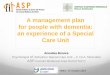 A management plan for people with dementia: an experience ...'EN/content/download/52106/334150/file... · A management plan for people with dementia: an experience of a Special Care