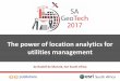The power of location analytics for utilities management · The power of location analytics for utilities management. by Rudolf de Munnik, Esri South Africa