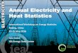 Annual Electricity and Heat Statistics - United Nationsunstats.un.org/unsd/energy/meetings/2016iwc/17heat.pdfAnnual Electricity and Heat Statistics ... Supply Consumption Energy Sector