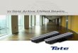 In-floor Active Chilled Beams - tateinc.comtateinc.com/sites/default/files/support-docs/tate-infloor-chilled... · In a chilled beam, water pipes pass chilled and hot water through