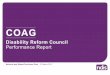 Disability Reform Council Performance Report - … · COAG Disability Reform Council Performance Report - National Slide Pack March 2017 5 Participants and Planning 14,357 additional