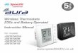 Wireless Thermostats 230v and Battery Operated … · Wireless Thermostats 230v and Battery Operated. ... Wireless Thermostats 230v and Battery Operated Fixing screws ... Thi pr o