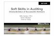 Auditing Soft Skills - isaca-det.comisaca-det.com/presentations/20070418 Auditing_Soft_Skills.pdf · Mike Juchno, CISA Senior Manager Ernst & Young. 1 Agenda §What are Soft Skills?