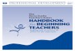 Beginning Teacher Handbook - StFXpeople.stfx.ca/jconnors/educ 439_files/Beginning_Teachers_Handbook.pdfTeacher Induction Program (TIP) This NSTU-initiated program is co-sponsored locally