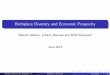 Birthplace Diversity and Economic Prosperity - MPC · Birthplace Diversity and Economic Prosperity ... linguistic, and ... fractionalization and ethnic inequality that leads to conáict)