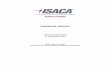 2014 ISACA Sydney Financial report - APPROVED REPORT FOR THE YEAR ENDED 31 DECEMBER 2014 ISACA Sydney Chapter A.C.N. 002 407 276 (A company Limited by guarantee) In confidence ISACA