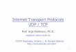 Internet Transport Protocols UDP / TCP - TU Berlin ·  · 2012-11-02Internet Transport Protocols UDP / TCP Prof. Anja Feldmann, ... add reliability at application layer source port