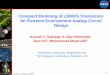 Cryogenic LDMOS Modeling - MOS-AK R&D Associationmos-ak.org/baltimore/talks/08_Kashyap_MOS-AK_Baltimore.pdf · Avinash S. Kashyap, 12/9/2009 1 Compact Modeling of LDMOS Transistors