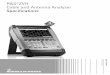 R&S®ZVH Cable and Antenna Analyzer Specifications€¦ · Three hours storage at ambient temperature followed by 15 minutes warm-up ... 80 % of the instruments at ... ®ZVH Cable