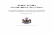 Maine Rabies Management · PDF fileMaine Rabies Management Guidelines A compendium of rabies control measures and planning ... B. Guidance on the prevention and treatment of rabies