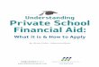 Understanding Private School Financial Aid - pcds.org · Need-based financial aid ... Understanding Private School Financial Aid: ... required financial documents for their financial