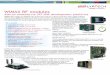 WiMAX RF modules -   sheet - WiMAX RF module...Superheterodyne transmitter ... WiMAX RF modules ... WiMAX RF modules are handy in developing DSPâ€“FPGA-based