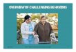 Overview of Challenging Behaviors Trainin · PDF fileOVERVIEW OF CHALLENGING BEHAVIORS. ... may require an adjustment in your attitude and ... The qualified professional can help