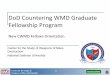 DoD Countering WMD Graduate Fellowship Program - …cwmdgradfellowship.dodlive.mil/.../06/...Orientation-v7-corrected.pdf•Contracting Officer’s Representative ... HQDA. JFHQ-NCR