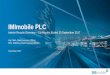 IMImobile PLC · IMImobile PLC Interim Results Overview –Six Months Ended 30 September 2017 Jay Patel, ... Cisco, Genesys, Netcracker Shortlisted for UK National Innovation