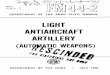 LIGHT ANTIAIRCRAFT ARTILLERY - BITS56).pdf · LIGHT ANTIAIRCRAFT ARTILLERY (AUTOMATIC WEAPONS) ... STRY COMMO O LN MTR 0 CH CMDR (WO) ... the fire unit SOP is composed for the use