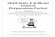 2018 State 4-H Meats Contest Preparation Packet · 2018 State 4-H Meats Contest Preparation Packet. ... FFA and 4-H Meat Judging events at the Meat Science Laboratory at UW - 