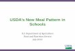 USDA’s New Meal Pattern in Schools - Food and …€™s New Meal Pattern in Schools ... Dietary specifications/nutrient analysis ... grains and meat/meat alternates for SY 2012-2013