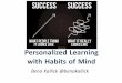 Personalized Learning with Habits of   to Habits of Mind • Persisting ... Verbal Visual Sit and Listen Try ... Related Dispositions • Listening with understanding and empathy