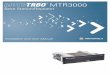 MOTOTRBO MTR3000 Base Station/Repeater - DHCOM MTR3000_Install_and_User_Manual... · v Environmental Information Material Content NOTE: The Motorola MOTOTRBO MTR3000 Base Station/Repeater