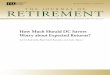 THE JOURNAL OF RETIREMENT - Pension Research … · THE JOURNAL OF RETIREMENT FALL How Much Should DC Savers Worry about Expected Returns? ... automatic enrollment, and automatic