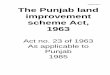 ANNEXURE-2 The Punjab land improvement scheme Act, .The Punjab land improvement Schemes Act, 1963