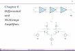 Differential and Multistage Amplifiers - faculty.weber.edu · ... The analysis and design of MOS and BJT differential ... Operation with a Common-Mode Input ... 8.2.3 The Differential