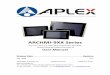 ARCHMI-9XX Series - APLEX Technology Inc · Chapter 1 Getting Started 1.1 Features ... 800 x 600 1024 x ... Compact Size Panel PC in ARCHMI-9XX series, 