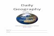 Daily Geography - Rose Tree Media School District / Overview · Daily Geography Grade 4 ... What is the capital of Georgia, ... 1. What country lies to the east of Alaska 