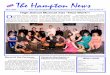 The Hampton News ·  3 A NOTE FROM THE HAMPTON NEWS As The Hampton News continues to strive to bring you informative and interesting stories, we also 