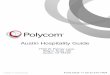 Austin Hospitality Guide - polycom.com€¦ · Austin Hospitality Guide ... We customize your executive briefing to address the business challenges you face today, and the ones you