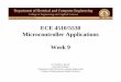ECE 4510/5530 Microcontroller Applications Week 9bazuinb/ECE4510/Week9_1.pdf · ECE 4510/5530 Microcontroller Applications Week 9 ... This waveform is designed to support a stepper