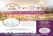 San Antonio, Texas | May 21–24, 2018 ACDIS Conference Brochure.pdf · Healthcare Futurist 2018 ACDIS Keynote Speaker HEALTHCARE 2028: ... Attendees will receive a half-day of instruction