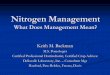 Basic Nutrient Management Interpretation of soil and leaf ... Keith.pdf · One Wire Cross Arm Head ... Bottom Line … To Fine Tune Your ... Basic Nutrient Management Interpretation
