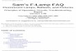 Sam's F-Lamp FAQ - ePanorama.net_Ballasts,_and... · Sam's F-Lamp FAQ Fluorescent Lamps, ... with fluorescent and other discharge lamps. ... a type of gas discharge tube similar to