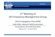 2 Meeting of AFI Frequency Management Group€¦ · 2nd Meeting of AFI Frequency Management Group ... The electromagnetic compatibility of radio ... transition from a ground-based