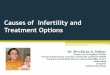 Causes of Infertility and Treatment Options - Surrogacy …kiranivfgenetic.com/blog/wp-content/uploads/2016/03/PPT-2.pdf · Causes of Infertility and Treatment Options Dr Mrs.Kiran