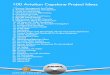 100 Aviation Capstone Project Ideas · 100 Aviation Capstone Project Ideas 1. Runway Management And Safety 2. Aviation Maintenance Management 3. Crash Survival Design 4. TSA Demonstration